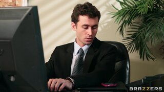 Big Tits at Work - Bored Boss Cock - 12/06/2012