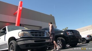 Big Tits at Work - Giving Him the Hard Sell - 11/07/2013