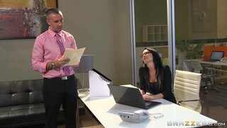 Big Tits at Work - Getting in With the Boss - 04/16/2014