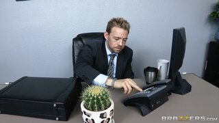 Big Tits at Work - Anal Sex For His Birthday - 11/13/2014