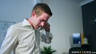 Big Tits at Work - One Very Important Business Call - 07/21/2017